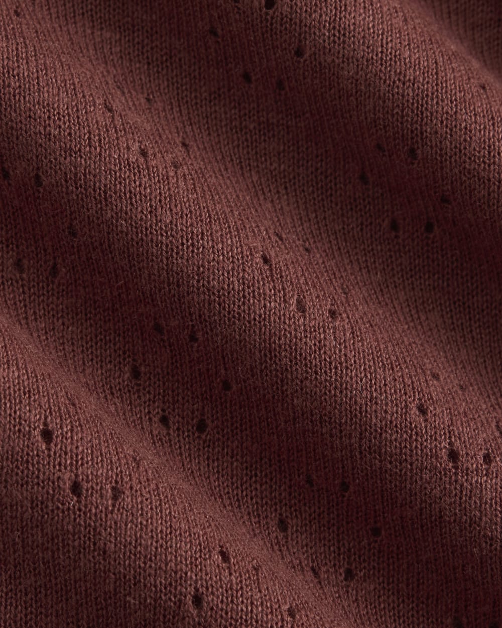 Lace-Trimmed Tank in Fine Linen | Henna Red