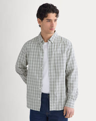 Washed Poplin Shirt | Skywriting/Multi