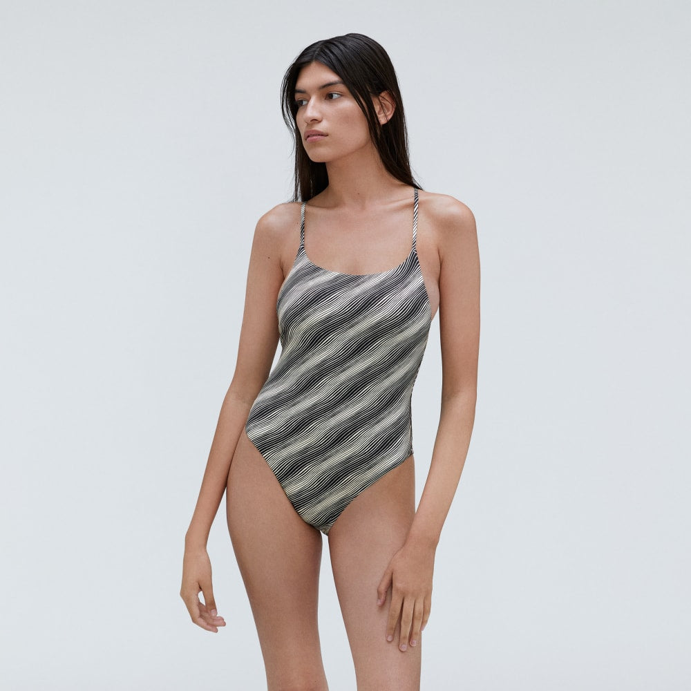 The String One-Piece |  Black / Canvas