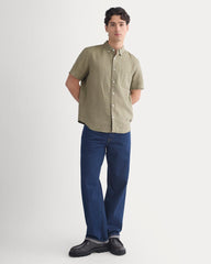 The Classic Short-Sleeve Shirt in Linen | Overland