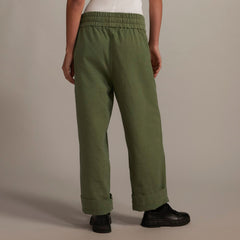 The Canvas Organic Cotton Pull-On Pant | Forest Green