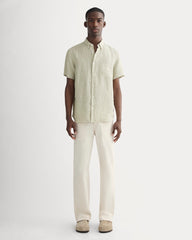 The Classic Short-Sleeve Shirt in Linen | Elm Gingham