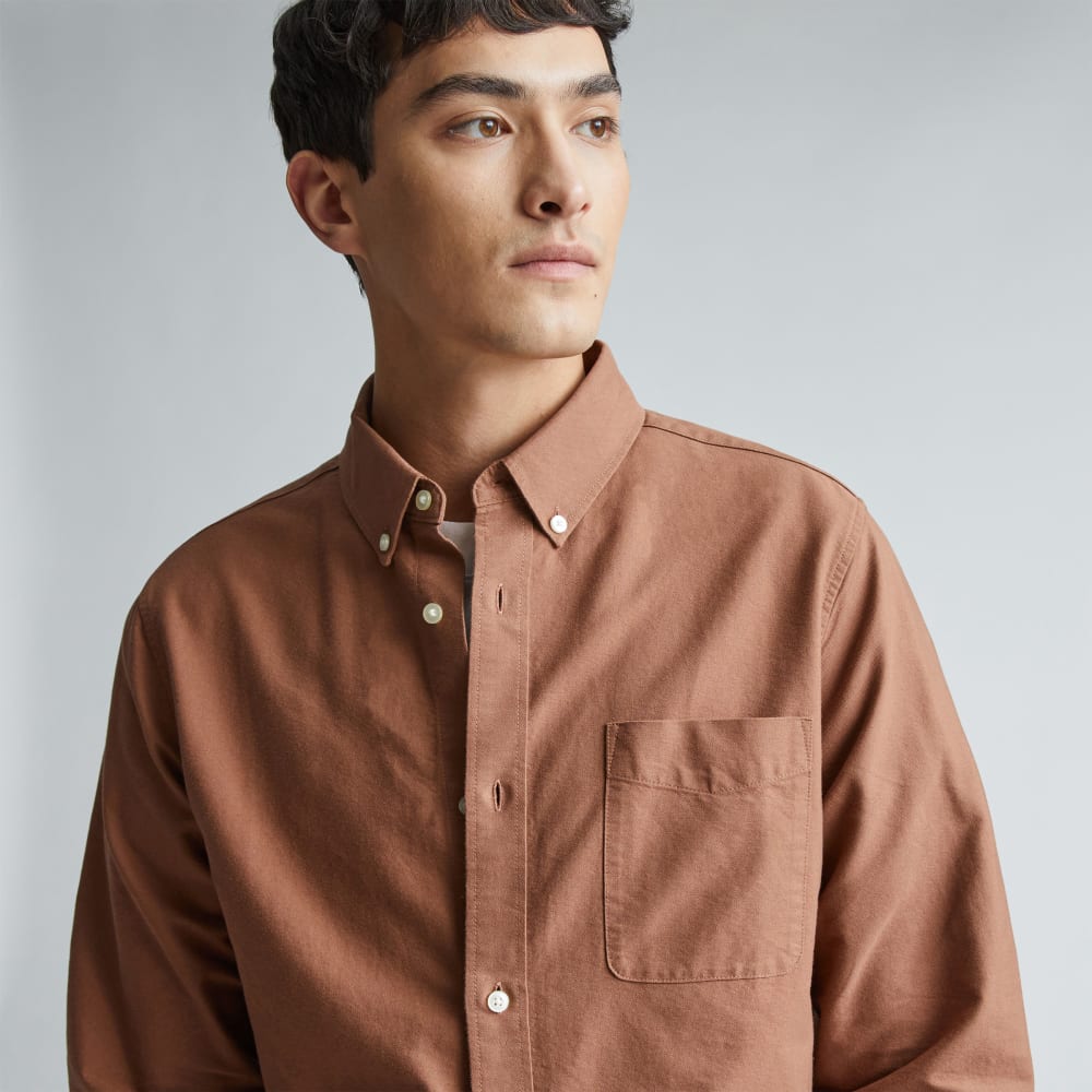 The Classic Oxford Shirt | Carob Brown | Tall