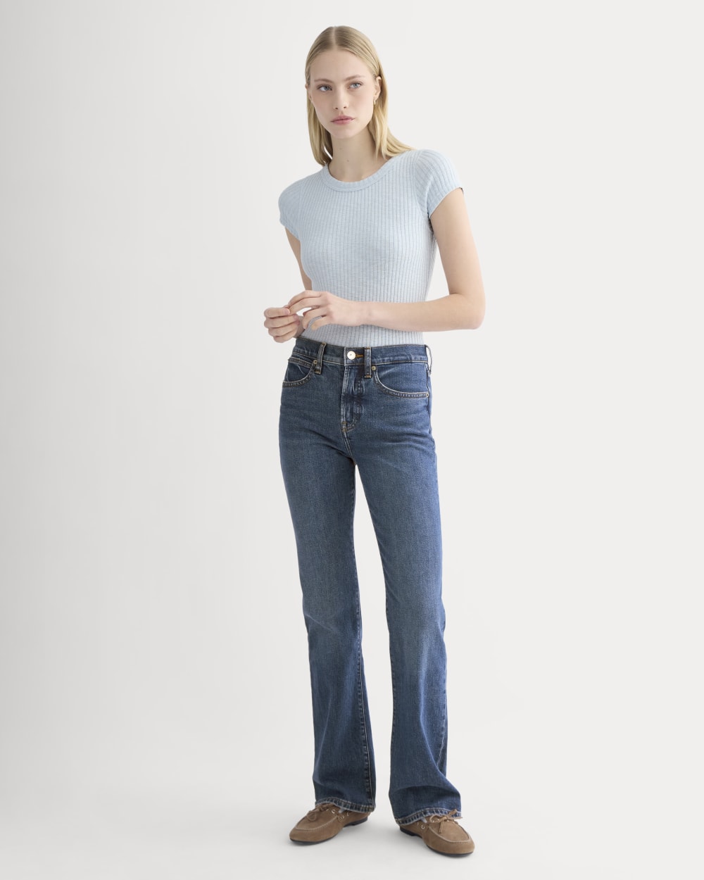 The Cozy Rib Tee | Skywriting