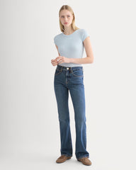 The Cozy Rib Tee | Skywriting