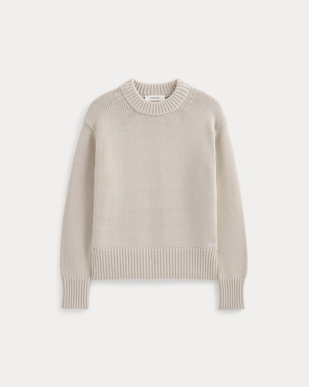 Oversized Cocoon Crew in Elevated Cotton | Peyote
