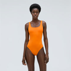 The Square-Neck One-Piece | Turmeric