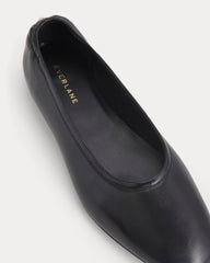 Made in Italy Flat | Black Leather