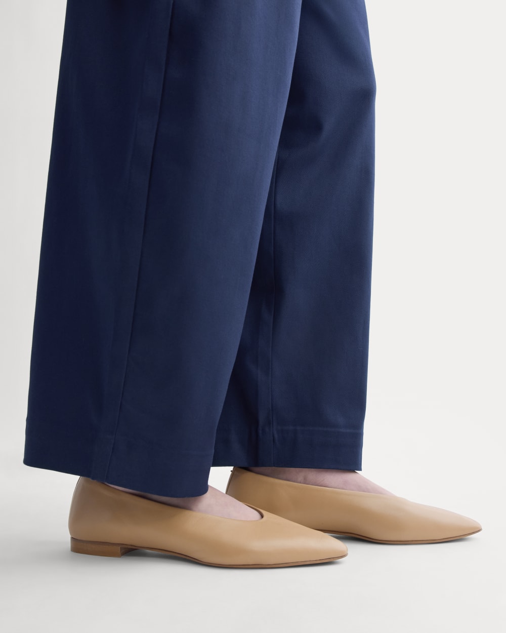 Made in Italy Almond-Toe Flat | Affogato