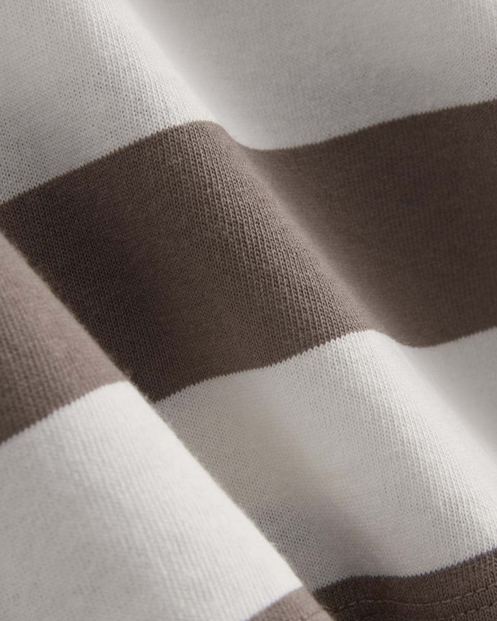 The Mariner Rugby Top | Deep Taupe / Bone