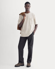 Oversized Midweight Tee | Heathered Oatmeal