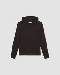 The Waffle-Knit Hoodie | Black