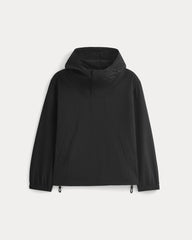 Re:Cycled Nylon Windbreaker | Black