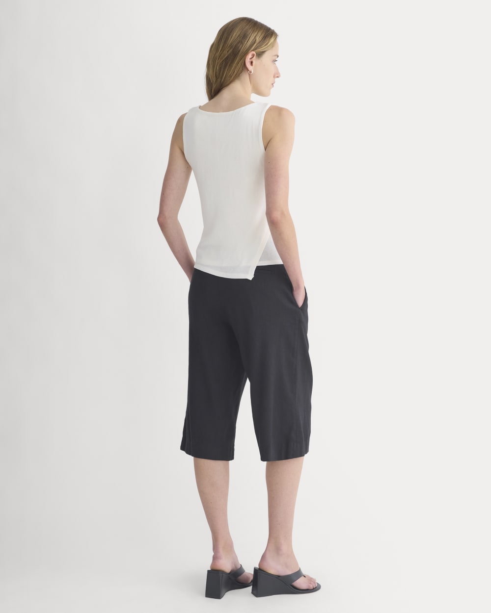 Tissue Boatneck Tank with Side Tie | Bone