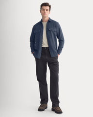 The Heavyweight Overshirt | Uniform | Heather Rich Navy
