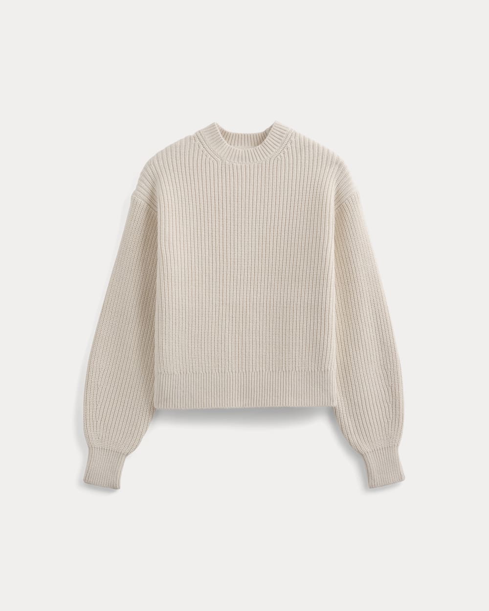 Cropped Ribbed Crew in Everyday Cotton | Canvas