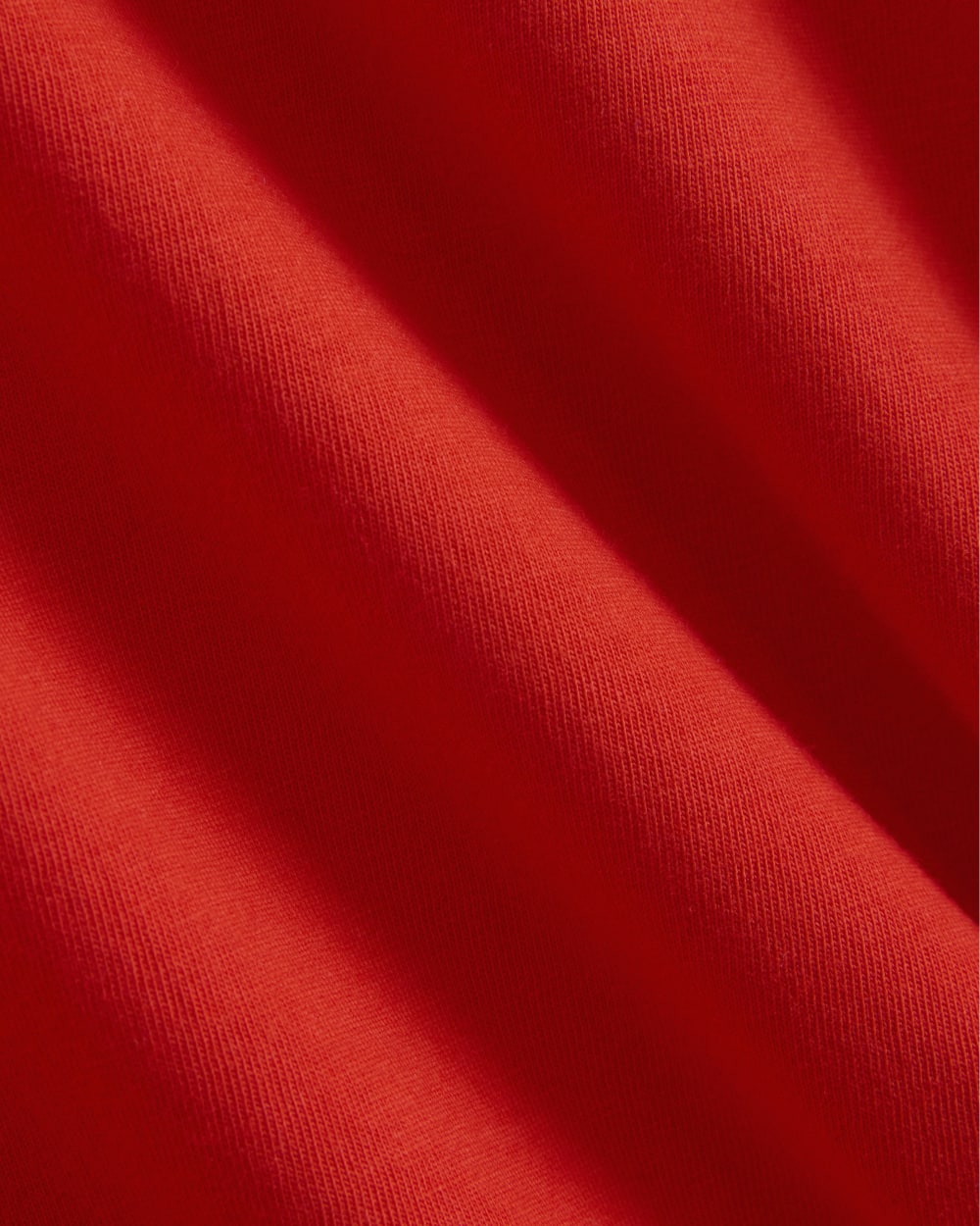 The Box-Cut Tee in Essential Cotton | Fiery Red | No Pocket