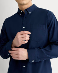 The Washed Poplin Shirt | Navy