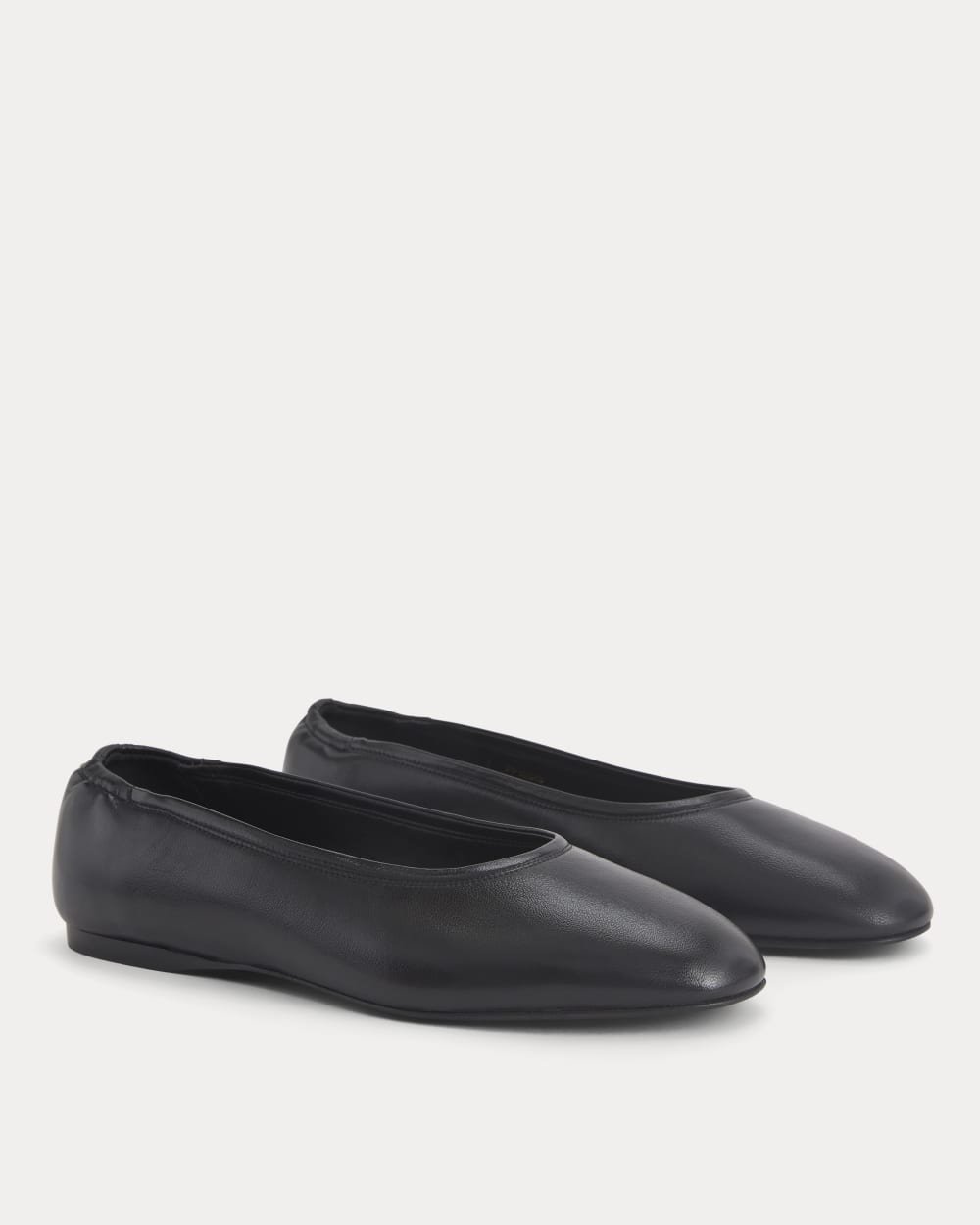 Made in Italy Flat | Black Leather