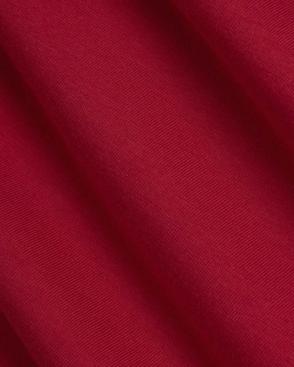 The Box-Cut Tee in Essential Cotton | Berry Red  | No Pocket
