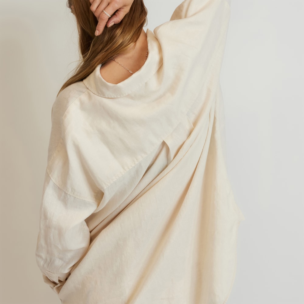 The Way-Long Linen Shirt | Canvas