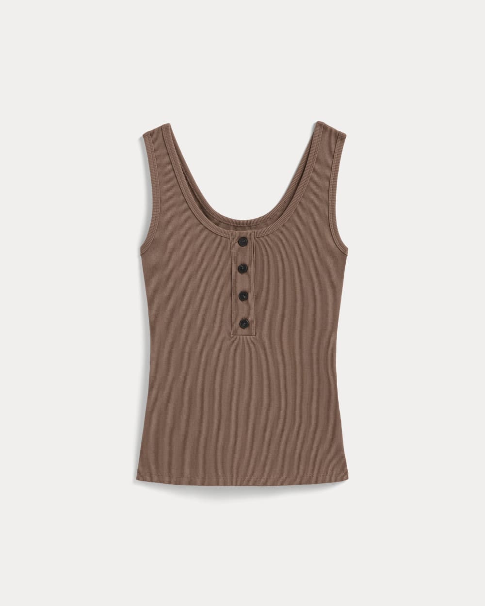 The Selfie Henley Tank | Mocha