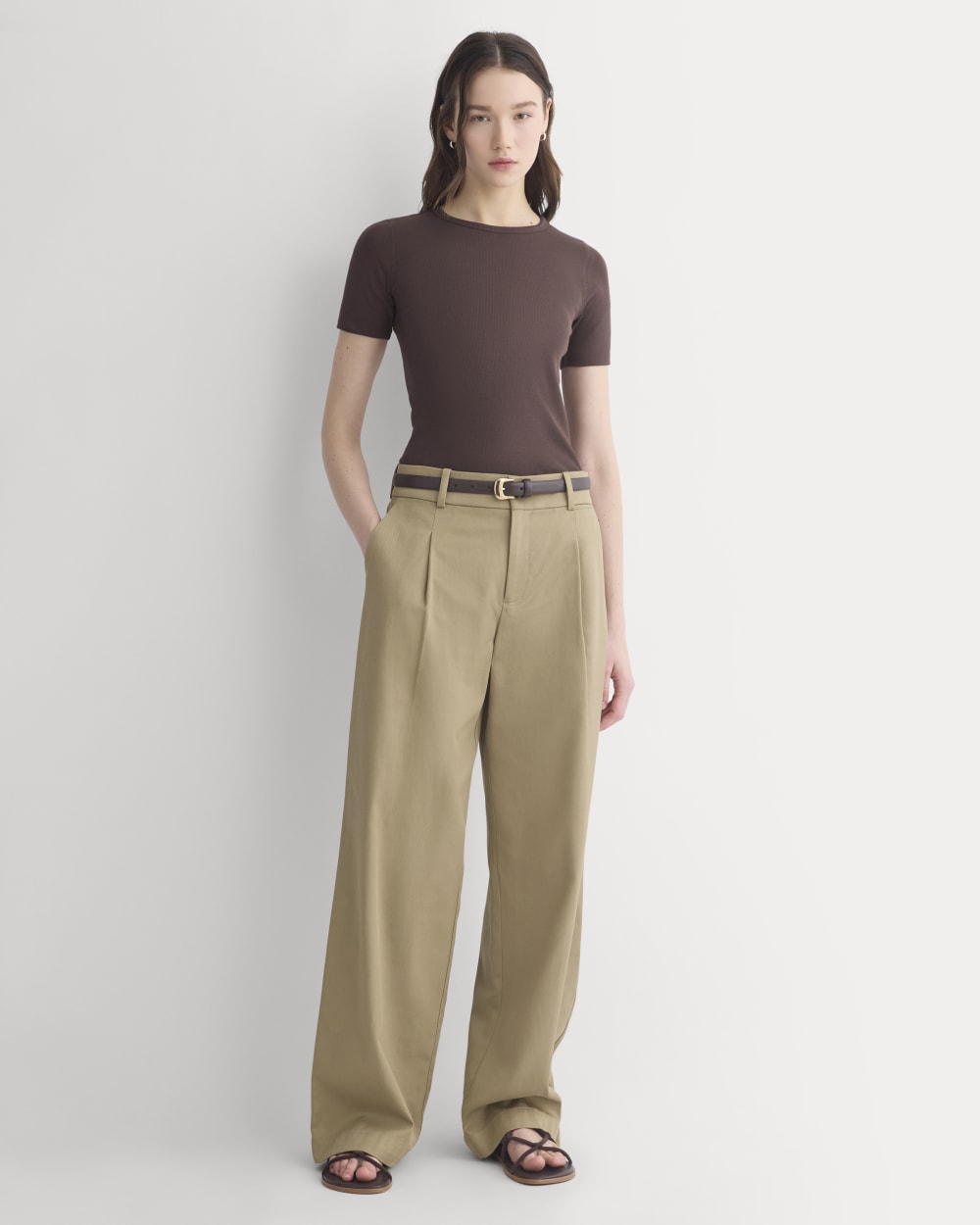 The Luxe Rib Crew | Coffee Bean