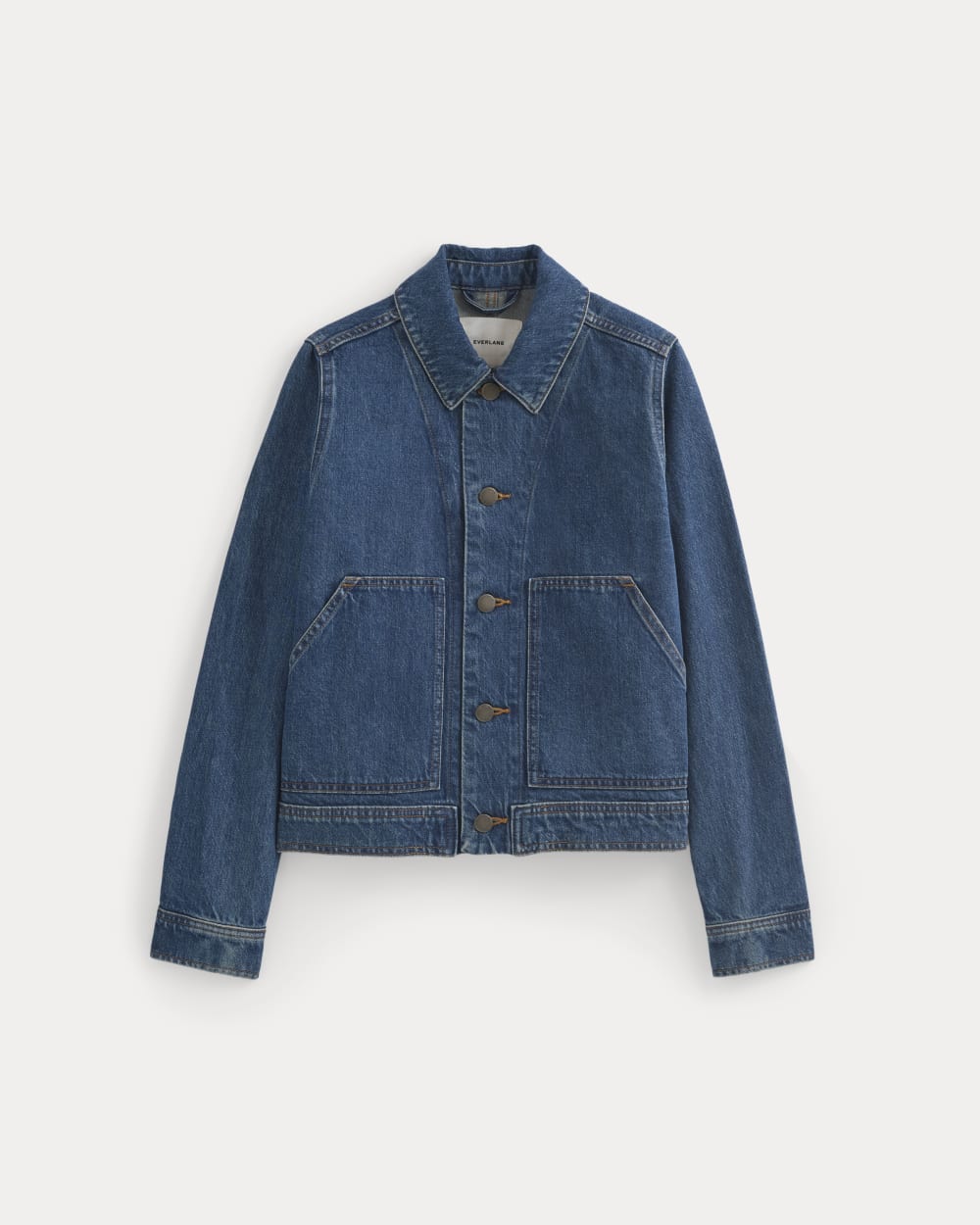 Denim Chore Jacket | Mid Indigo