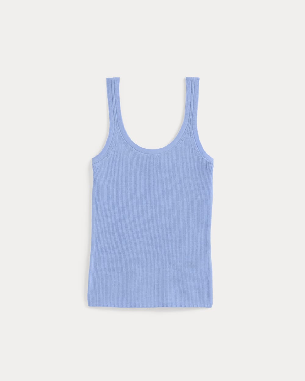 The Light Ribbed Cami in Ultrasoft Merino | Open Air Blue