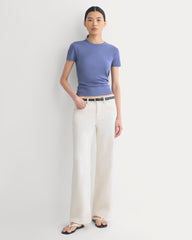 Tissue Short-Sleeve Crew | Blue Dusk
