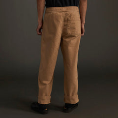 The Canvas Organic Cotton Drawstring Pant | Cappuccino