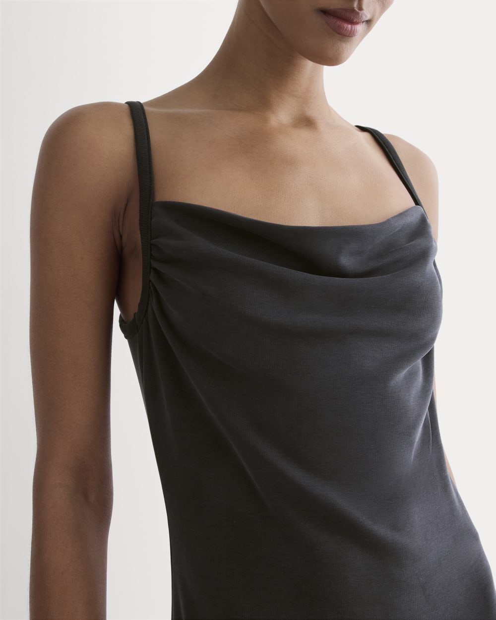 The Tank Midi Dress in Butterknit | Black