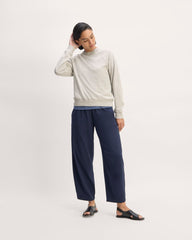 The Off-Duty Long-Sleeve Tee | Pale Heather Grey