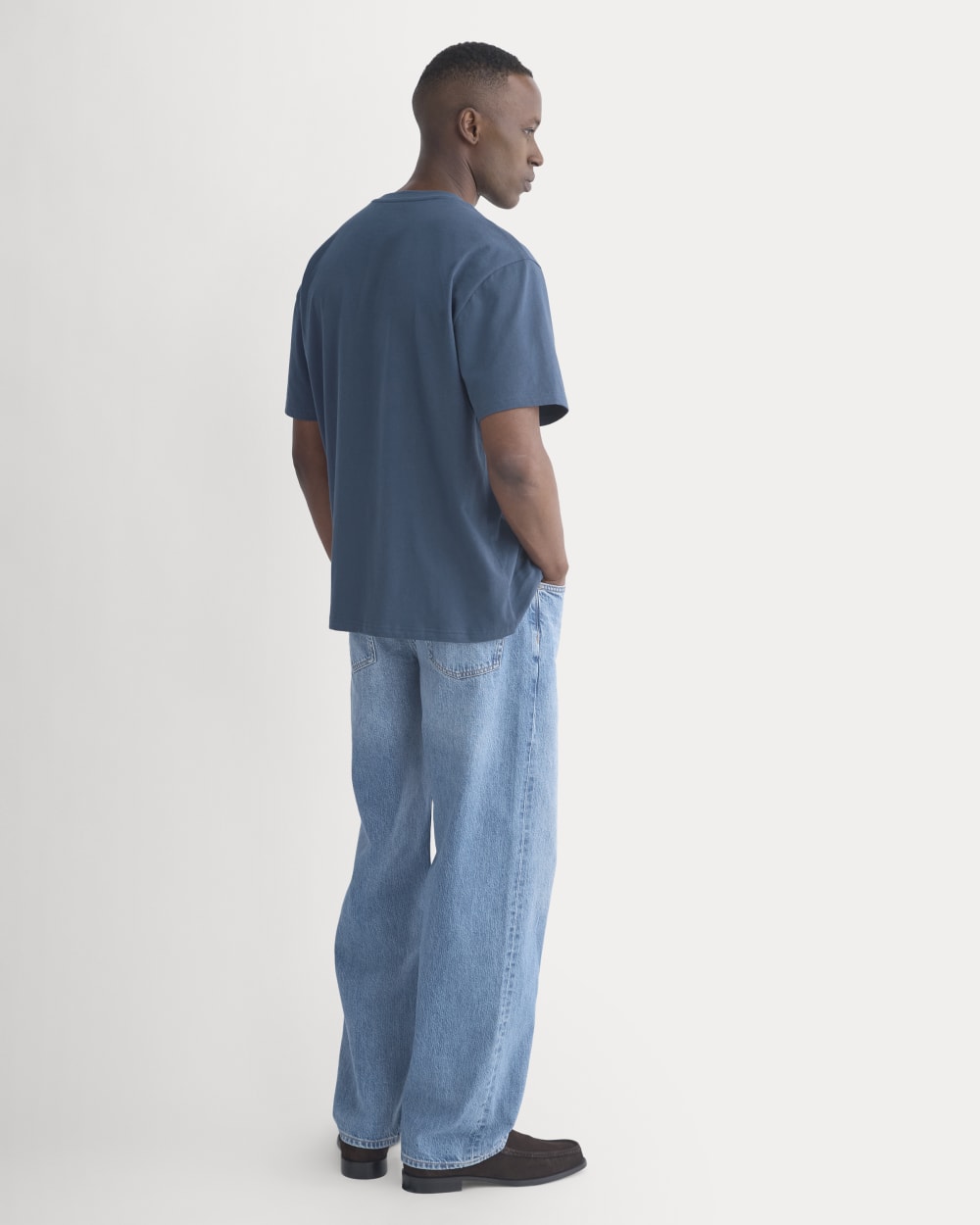 Archive Standard-Fit Cotton Crew | Midnight Navy