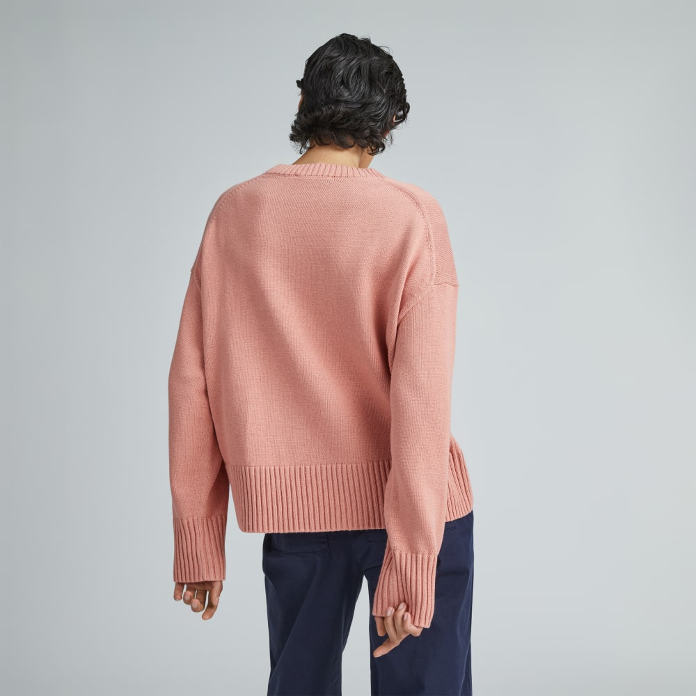 The Boxy Sweater in Everyday Cotton | Rose Violet
