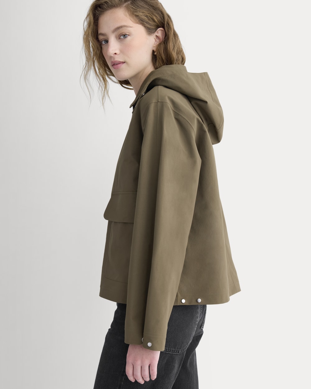 Re:Cycled Nylon Barrel Jacket | Beech