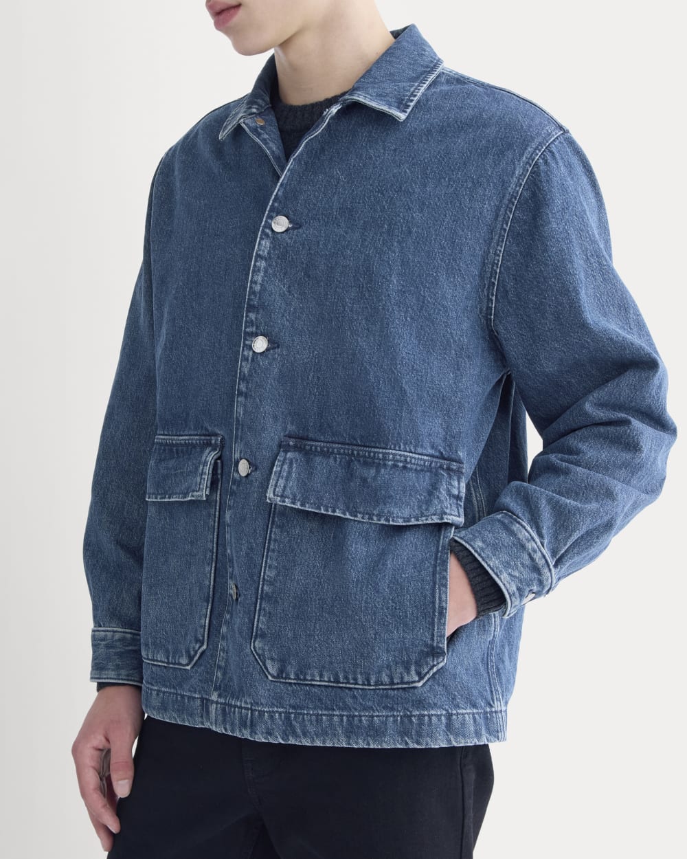 Denim Shacket | Deep Atlantic