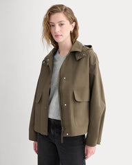 Re:Cycled Nylon Barrel Jacket | Beech