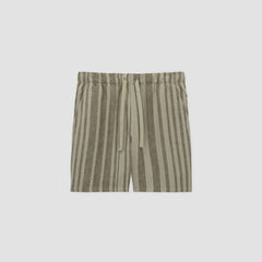 The Linen Easy Short | Seagrass / Kalamata