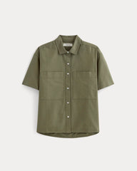 The Short-Sleeve Boxy Oxford | Kalamata