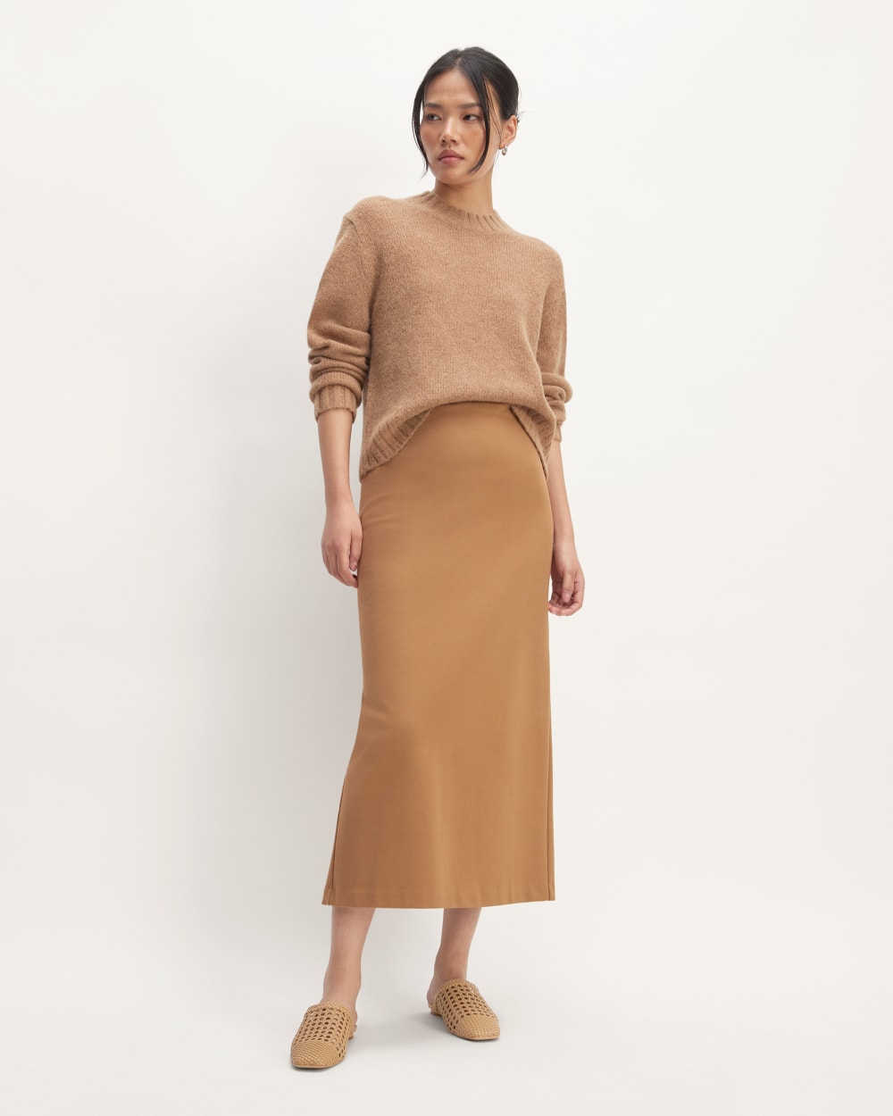 The Day Mule | Light Taupe Woven