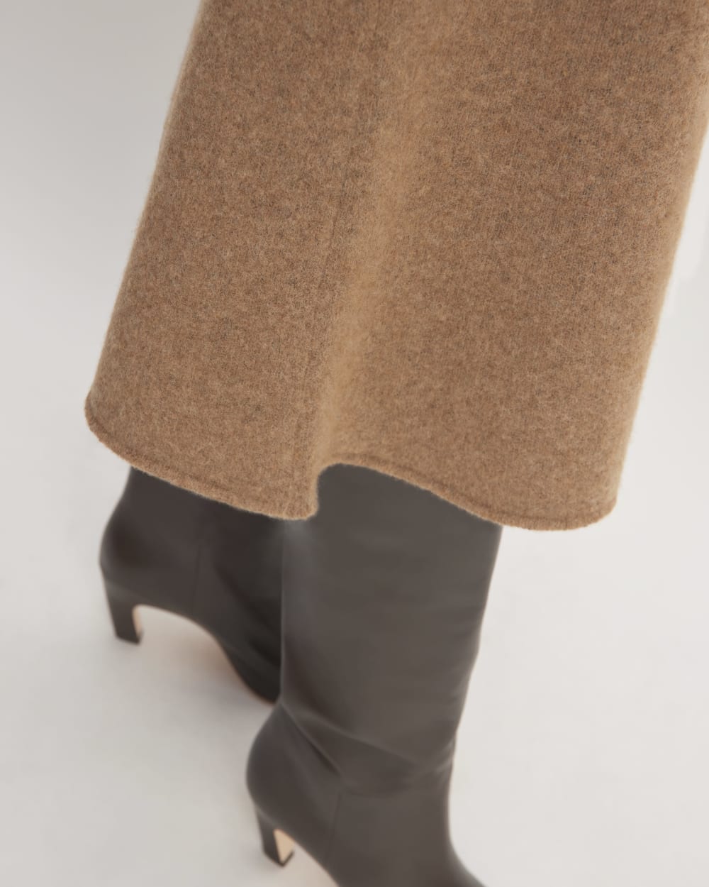 The Cozy-Stretch Sleeveless Midi Dress | Heathered Toasted Coconut