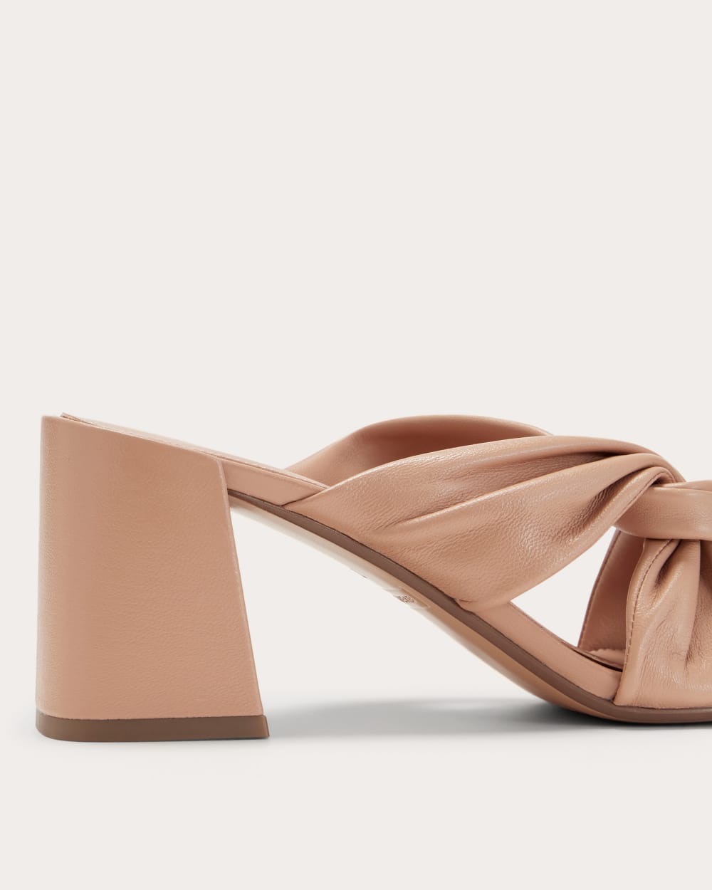 The Day Twist Heel | Blush Tan