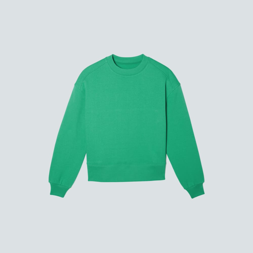 The Track Oversized Crew | Bright Jade