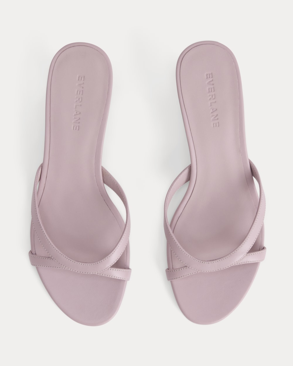 Sculpted Heel Sandal | Pale Mauve
