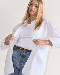 The Supima® Cotton Boyfriend Shirt | White