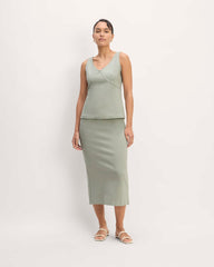 The Dream V-Neck Top | Sage Green