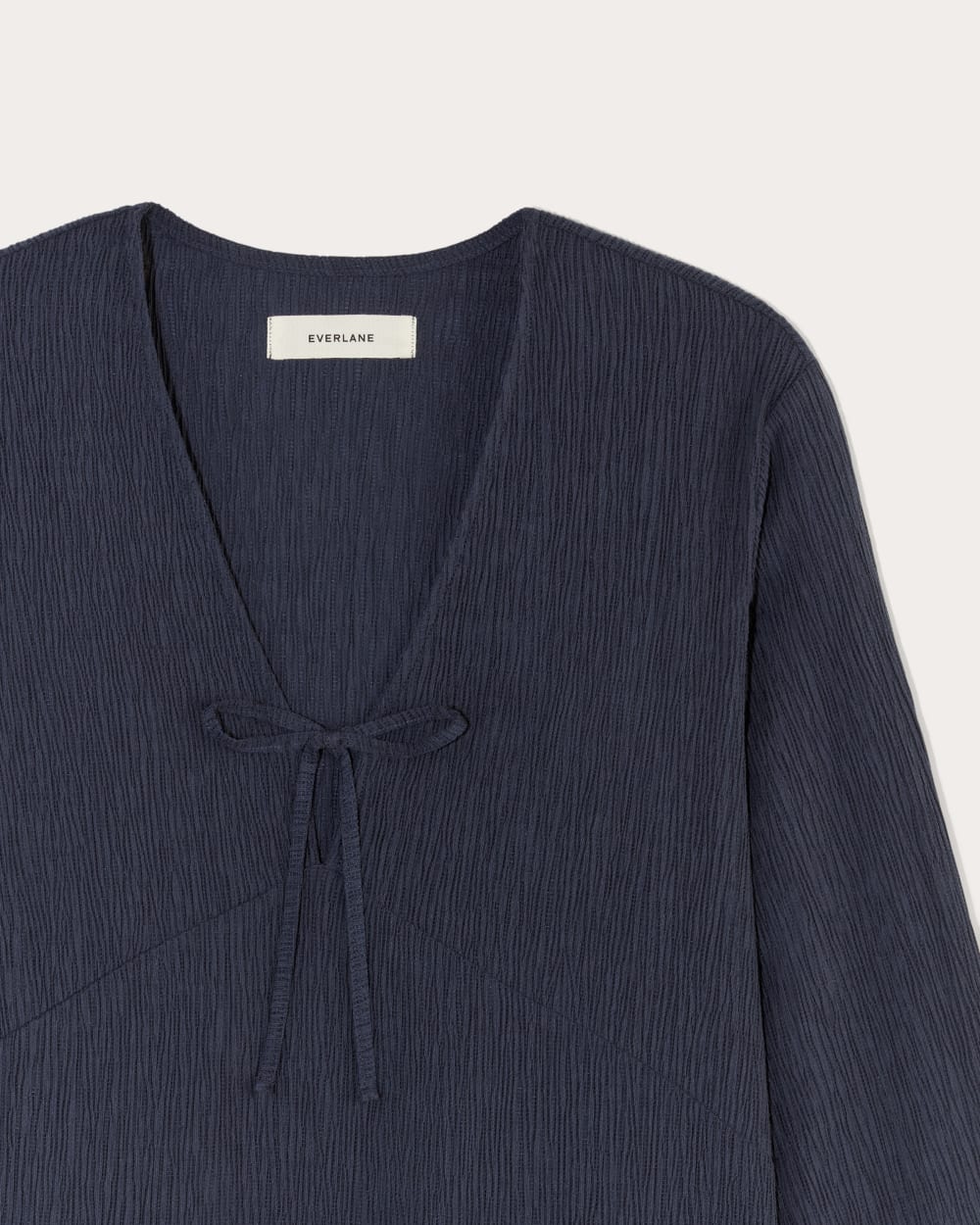 The Crinkle Long-Sleeve | Navy