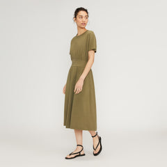 The Organic Cotton Waisted Dress | Kalamata