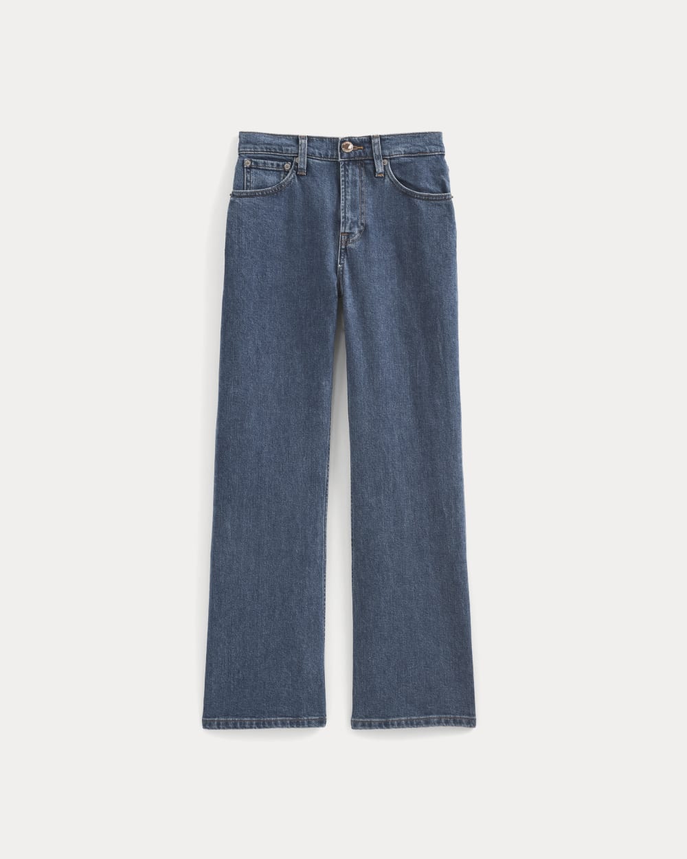High-Rise Kick Flare Jean | Ocean